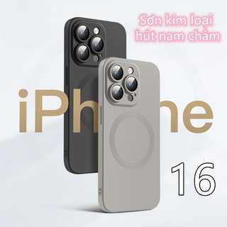 Ốp lưng iPhone silicone từ tính chống sốc bảo vệ camera cho iPhone 17 Air 16 15 14 13 12 11 Pro Max