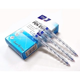 [ERASVN] Hộp 20 Chiếc Bút Bi Bấm Thân Trong Eras E173, Bút có định vị- Viết êm trơn