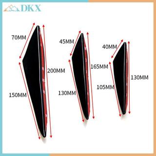 DKX 6 Chiếc Điều Chỉnh Ô Tô Canards Valence Chin Trang Trí Ô Tô Đa Năng Cản Trước Máy Khuếch Tán Môi Bộ Chia Vây Thân Cánh Xẻ Tà.