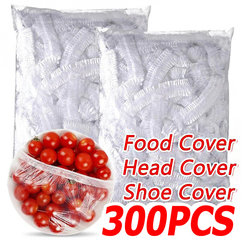 100 / 200 / 300 Chiếc Nhà Bếp Dùng Một Lần Co Giãn Thực Phẩm Bám Phim Bao / Tủ Lạnh Giữ Tươi Túi Phim Căng