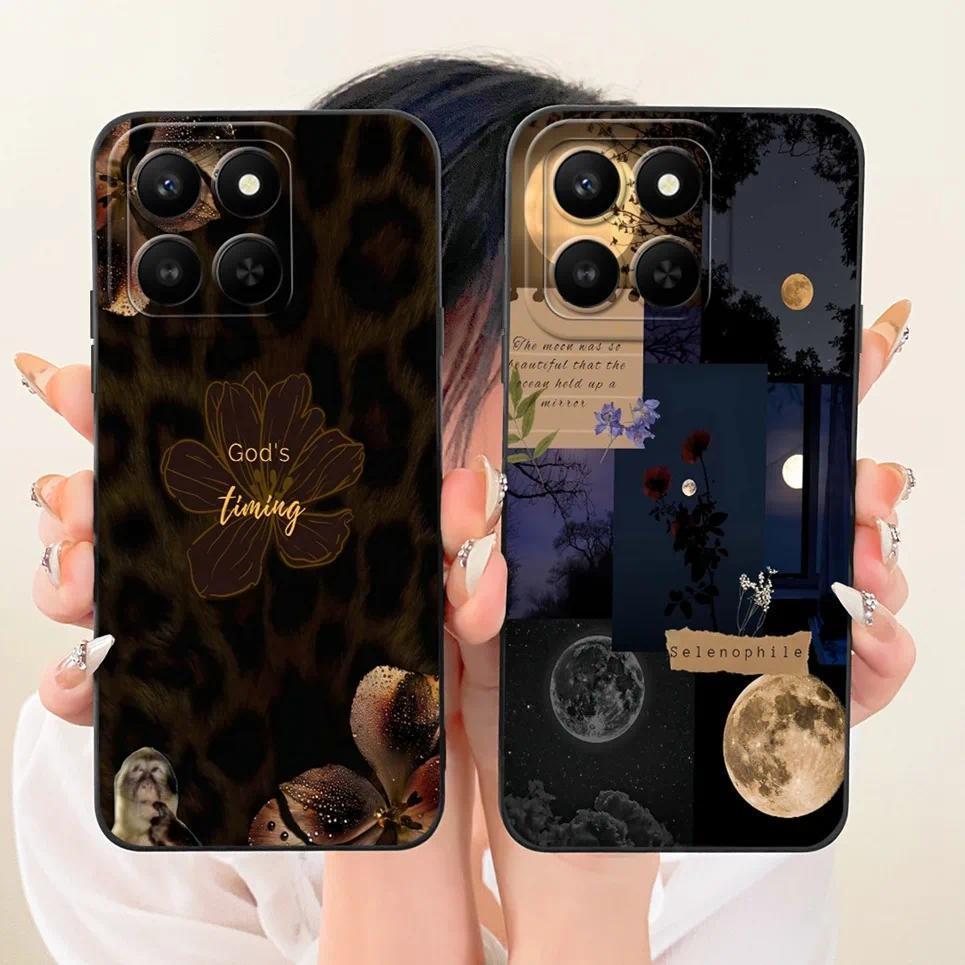 Ốp Cho Honor 400 Smart / Honor X7D 4G Ốp lưng Dragon Sun Moon Night Thẩm Mỹ Ốp Lưng Silicon Lỏng Mềm