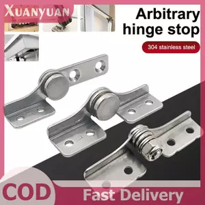 XUAN 1 Cái Có Thể Điều Chỉnh Tùy Tiện Bản Lề Dừng Thép Không Gỉ 304 Giảm Chấn Bản Lề Không Có Khung Bản Lề Giảm Chấn Trục Định Vị Bản Lề VN