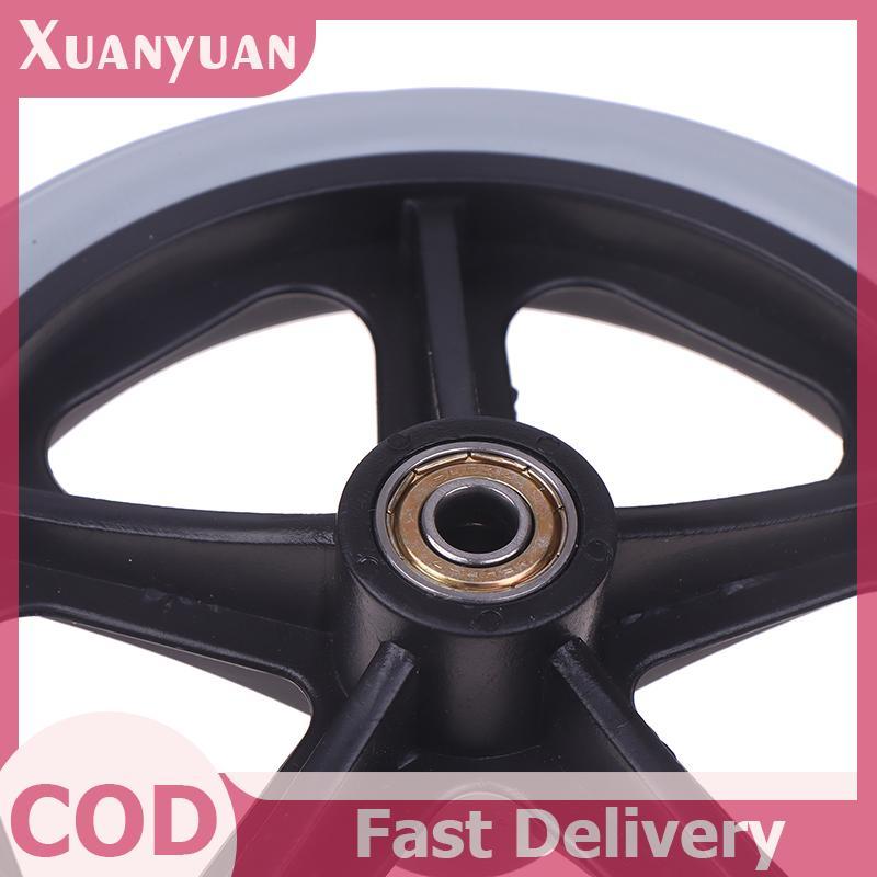 XUAN 7 Inch Bánh Xe Cao Su Có Thể Tháo Rời Xe Lăn Hạng Nặng Bánh Trước Xe Mua Sắm Bánh Xe Lăn Thay Thế VN
