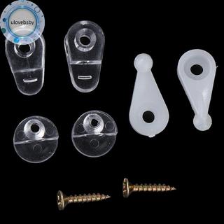 Ulovebsby 50 Chiếc Tấm Thủy Tinh Giữ Kẹp Gương Trong Suốt Kẹp Cho Cửa Tủ Kính Giữ Tủ Gương Tủ Sửa Kẹp VN