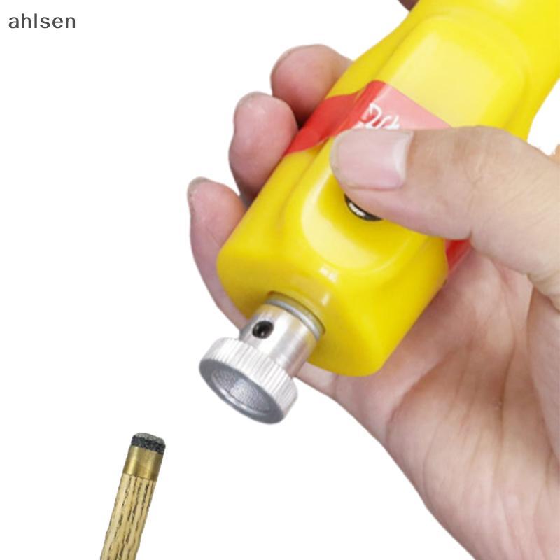 Ahlsen Điện Bida Cue Tip Shaper Bi-a Đầu Bể Bơi Lặn Shaper Bể Bơi Di Động Cue Đầu Điều Chỉnh Và Công Cụ Sửa Chữa Để Thay Đổi PH