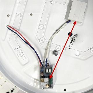 Công tắc chuyển động phát hiện sự hiện diện của con người 100W Nhẹ cho các bộ phận sửa chữa nhà để xe, Không có thiết bị đầu cuối dây AC đa năng 40-265V
