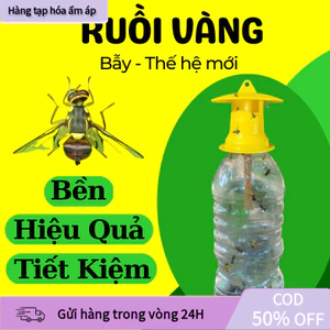 Bộ Bẫy Ruồi Vàng Đầy Đủ, Thay Thế Linh Hoạt, Chống Mưa Nắng, Nhựa Cứng Bền, An Toàn Tuyệt Đối, Sử Dụng Dễ Dàng