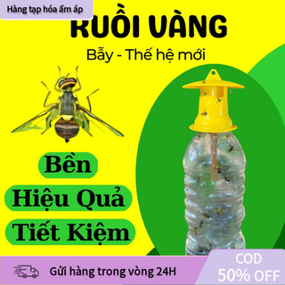 Bộ Bẫy Ruồi Vàng Đầy Đủ, Thay Thế Linh Hoạt, Chống Mưa Nắng, Nhựa Cứng Bền, An Toàn Tuyệt Đối, Sử Dụng Dễ Dàng