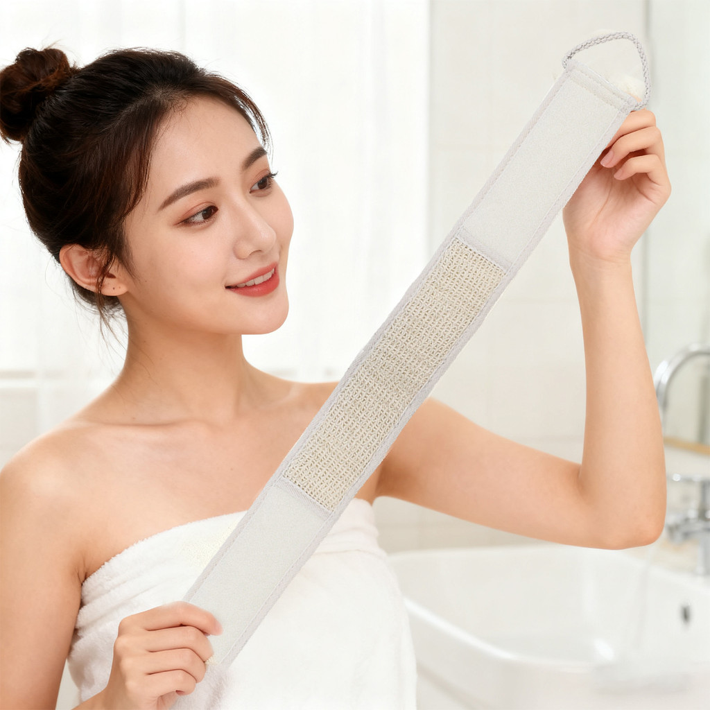 [H & L] Khăn tẩy tế bào chết toàn thân - Chất liệu Cotton / vải lanh để chống mụn và da mịn màng (1 / 3 / 5 Cái) ﻿