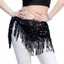 GUSTAVA Belly Dance Hip Scarf, Bohemian Sequins Nữ Thắt Lưng Váy, Tua Rua Thời Trang Bụng Đai Khiêu Vũ Thể Hiện Trang Phục