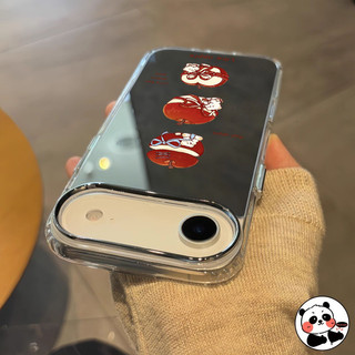 Ốp Điện Thoại Gương Gấu Giáng Sinh Dễ Thương Cho Tecno Pop 10 9 8 7 5 Pro LTE 3 Pova 7 Ulta 6 Neo Pro Spark Slim 5G 4GCover Phim Hoạt Hình Apple Vỏ Mềm