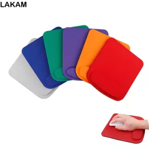 Tấm lót chuột còn lại cổ tay LAKAM, Bàn di chuột văn phòng chơi game EVA màu trơn, Phụ kiện văn phòng Tấm lót chuột bàn xốp dày