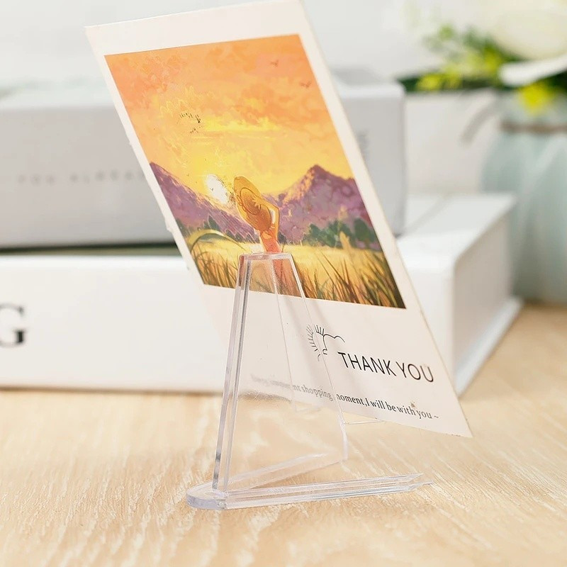 10 / 20 / 30 Cái Giá đỡ hiển thị tiền xu Acrylic trong suốt / Giá đỡ thẻ giao dịch Giá đỡ hỗ trợ