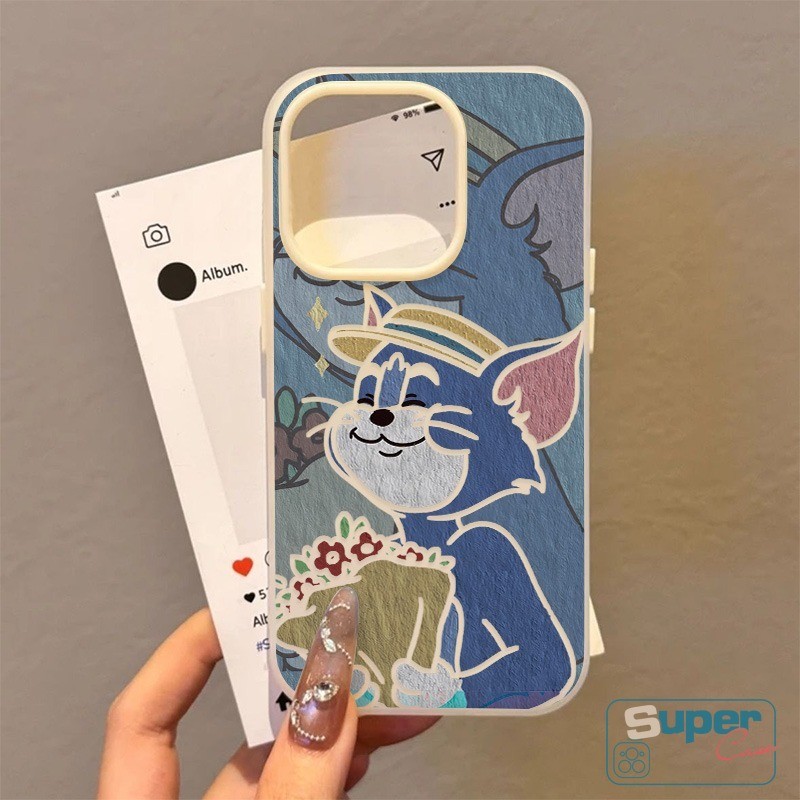 Ốp Lưng Cho Oppo A5i A3X A5Pro A60 A5X A5 A3Pro A78 A3 A38 A17 A52 A18 A79 A16 A74 A54 A77 A15s A3s A15 A98 A58 Reno 10 11 12 12F 11F Cặp Đôi Hoạt Hình Dễ Thương Marie Mèo Thiên Thần Mắt