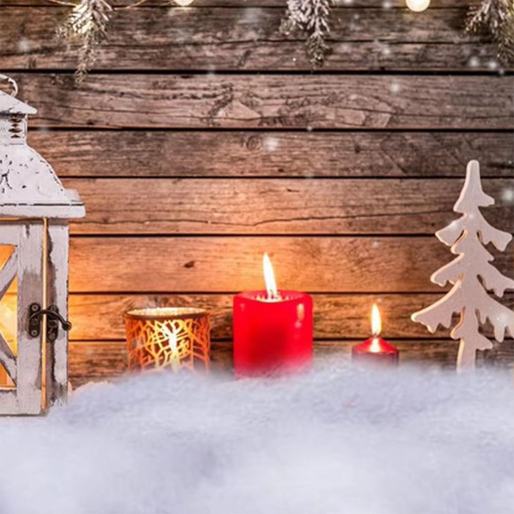 MARGREDY Giáng Sinh Chăn Tuyết, Mô Phỏng Trang Trí Thảm Tuyết Giả, DIY Nhân Tạo Cotton Có Thể Tái Sử Dụng Cây Giáng Sinh Phông Nền Trang Trí Giáng Sinh