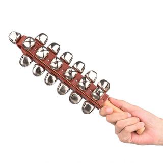 yingerjian.vn SHUAIGUO Tay Jingle Bells Xe trượt tuyết bằng gỗ Shaker Stick Nhạc cụ gõ cho kỳ nghỉ Giáng sinh tại nhà