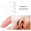 Shas 4lots Kẹp tai chống trượt Phụ kiện máy trợ thính Độ bền Máy trợ thính Ổn định cho người đam mê thể thao