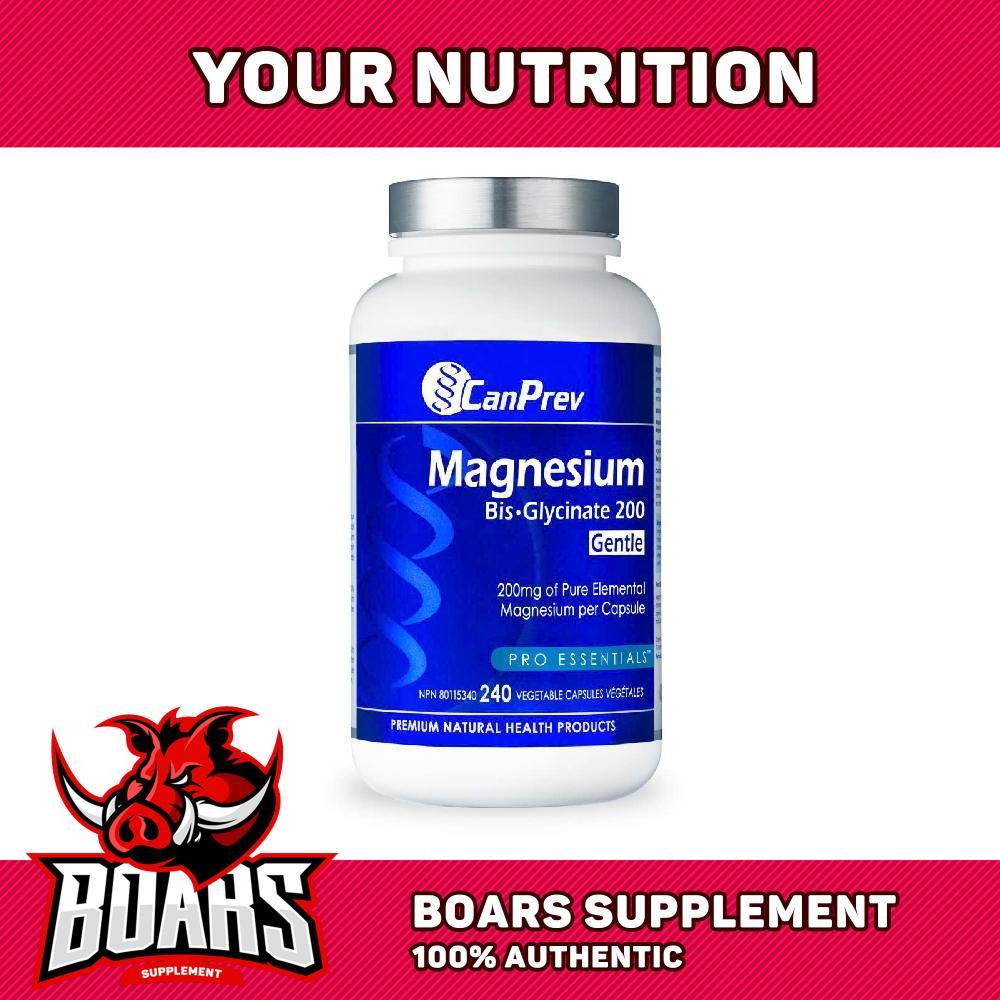 THỰC PHẨM BẢO VỆ SỨC KHỎE CANPREV MAGNESIUM BIS-GLYCINATE 200 GENTLE - CẢI THIỆN GIẤC NGỦ, GIẢM CĂNG THẲNG