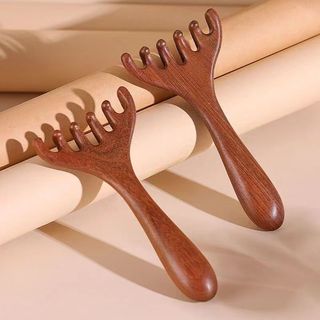 Gạc Massage Lược Năm Móng Vuốt Đầu Massage Trầy Xước Da Đầu Thư Giãn Cột Sống Cổ Tử Cung Mặt Cạo Ban Đa Năng Massage Dụng Cụ MVGG