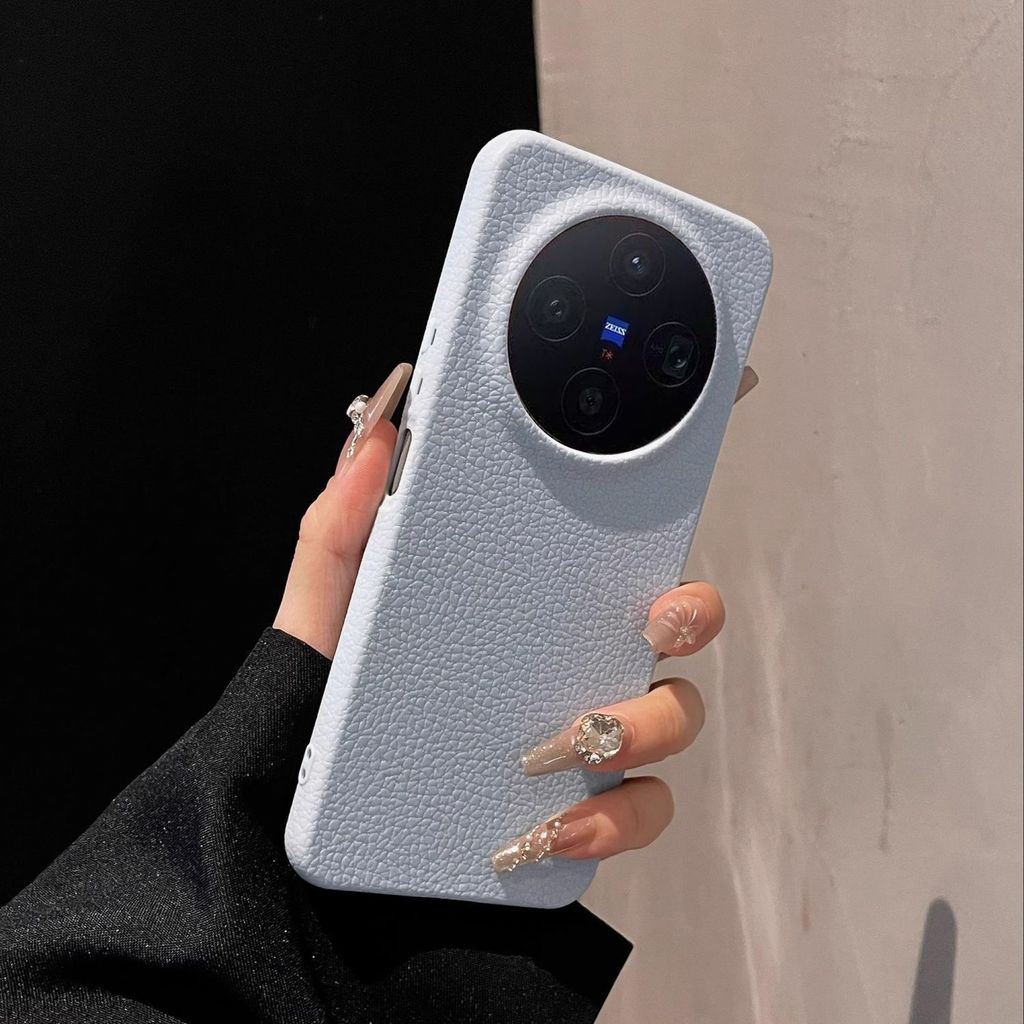 Mùa Thu Đông Cho Vivo x300 Màu Nguyên Chất Ốp Lưng Điện Thoại Vải Lanchee Họa Tiết x300pro Phong Cách Mới x200s / s30 / s20 Chống Bụi Bẩn