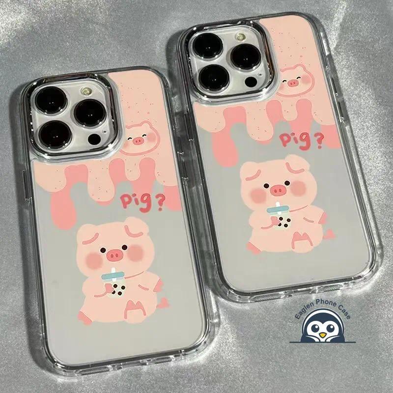 Ốp Điện Thoại Lợn Hồng Dễ Thương Cho Honor 400 300 Pro Ultra 200 Smart 100 90 Lite 80 70 60 50 Pro Plus 60 50 SE Magic 8 7 6 Pro 5 4 Lite Kem Hoạt Hình Dòng Chó Con Vỏ Mềm Bao da