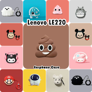 [imamura] Dành cho Ốp lưng Lenovo LE220 Vỏ tai nghe silicon mềm sáng tạo hoạt hình NO.1