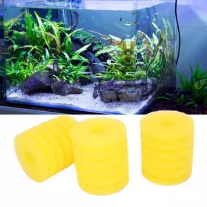 Bộ Lọc Bể Cá Cảnh Xốp Hình Trụ 3 Cuộn Xốp Cho Phụ Kiện Nước Mặn