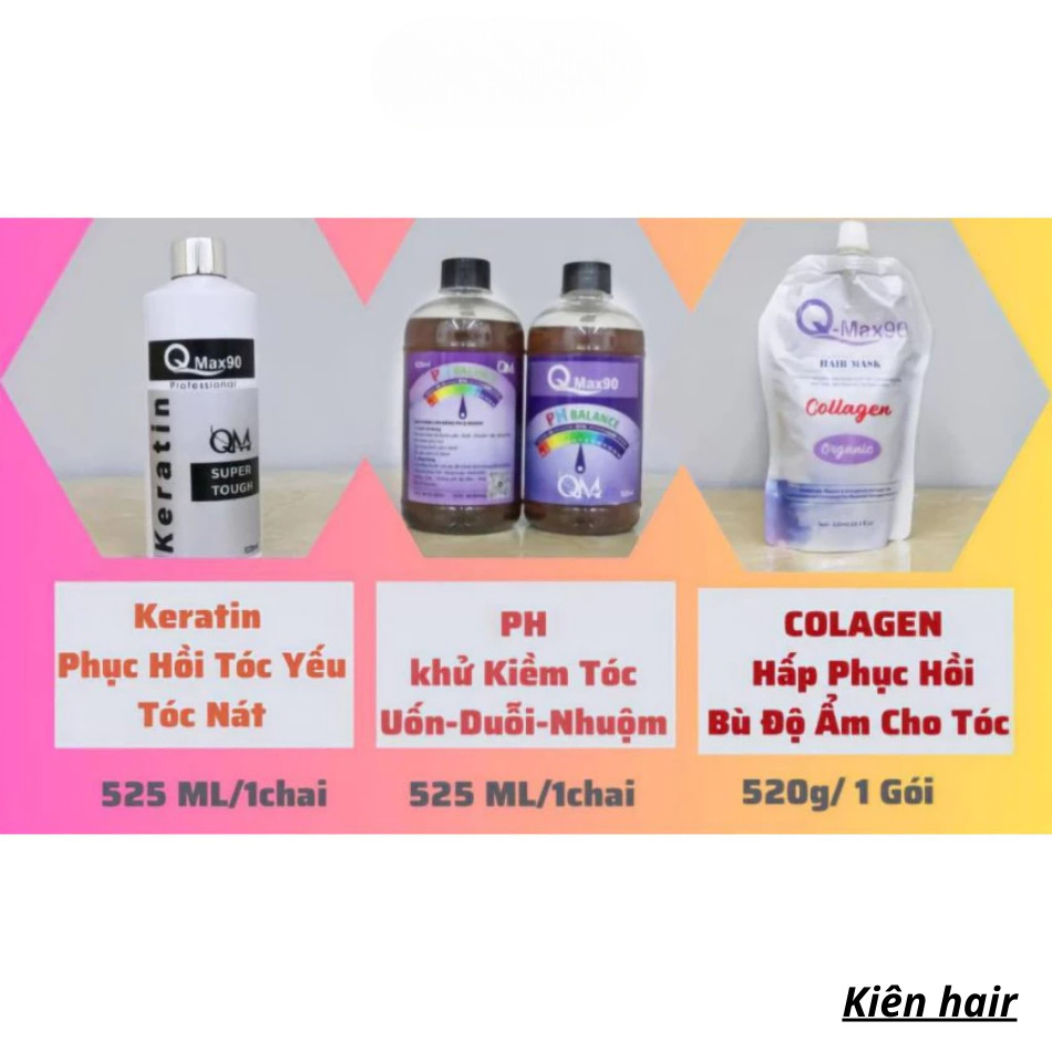 Axit béo PH Qmax90 khử kiềm tóc, chống xót, khóa màu nhuộm và phục hồi tóc hư tổn | Trunghair