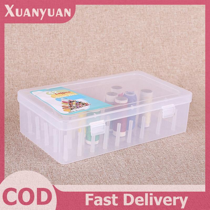 XUAN May Chỉ Hộp Bảo Quản 42 Miếng Cuộn Cuộn Hộp Đựng Thủ Công VN