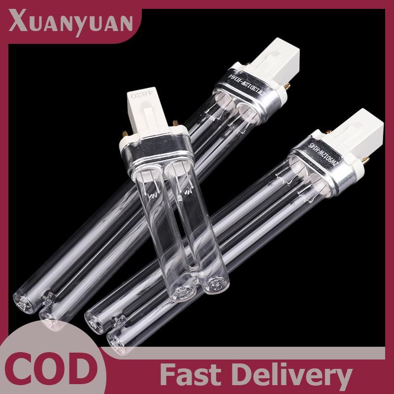 XUAN 1 Bóng Đèn UV Bể Cá Bể Cá Ao Tia Cực tím Khử Trùng Ống Đèn Cho G23 5W 7W 9W 11W 13W UVC H Hình Ống VN