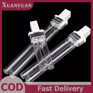 XUAN 1 Bóng Đèn UV Bể Cá Bể Cá Ao Tia Cực tím Khử Trùng Ống Đèn Cho G23 5W 7W 9W 11W 13W UVC H Hình Ống VN