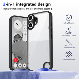 For Nothing CMF Phone 2 Pro 5G Ốp điện thoại cứng trong suốt Aryclic Back Khung silicon mềm Chống rơi Vỏ mỏng chống sốc