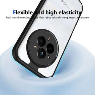 Dành cho Realme 14 Pro Plus 5G / P3 Pro 5G Ốp điện thoại cứng trong suốt Khung silicon mềm chống rơi mỏng