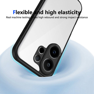 Dành Cho Vivo V60 5G / V60E Ốp điện thoại Cứng Aryclic Trong Suốt Khung Silicon Mềm Chống Rơi Mỏng Bao