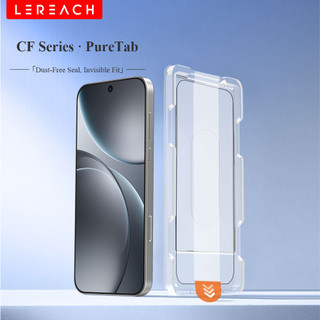 Kính cường lực bảo vệ màn hình Lereach cho OPPO Find X9 Ultra / X8 Ultra / X9 Pro / X9 với hộp định vị không bụi, tự động liên kết, HD Clear