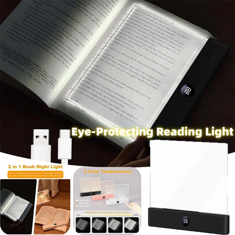 Đèn LED 1200mAh sạc USB, bảo vệ mắt, hẹn giờ, đọc sách đêm cho học sinh