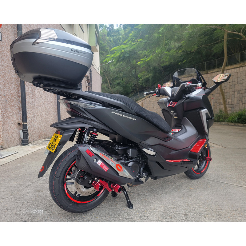 Dành Cho Xe HONDA PCX160 FORZA250 FORZA300 NSS350 Bảo Vệ Ống Xả Thanh Chống Rơi Thanh Trượt