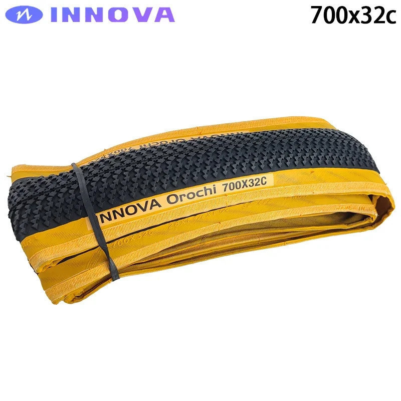 Innova 700x32c 35C 38C 32 / 37 / 38-622 Sỏi Lốp Vàng Nâu XC Địa Hình MTB Có Thể Gập Lại Lốp 60tpi Lốp Xe Đạp IA-2562
