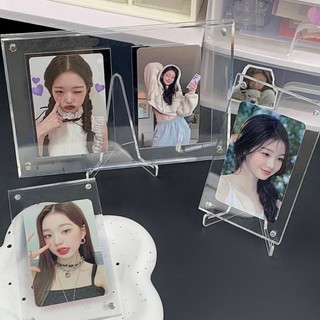 Giá Đỡ Ảnh Bo Góc Tam Giác Trong Suốt Acrylic Decor Card Idol Góc Học Tập Xinh Timo VPBL35