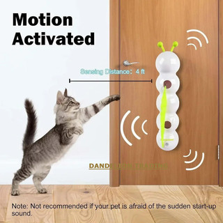 [DELION] Cat Stick Pro tương tác thông minh có đuôi mồi có thể thay thế Thích hợp cho độ bền xoay tự động trong nhiều gia đình mèo