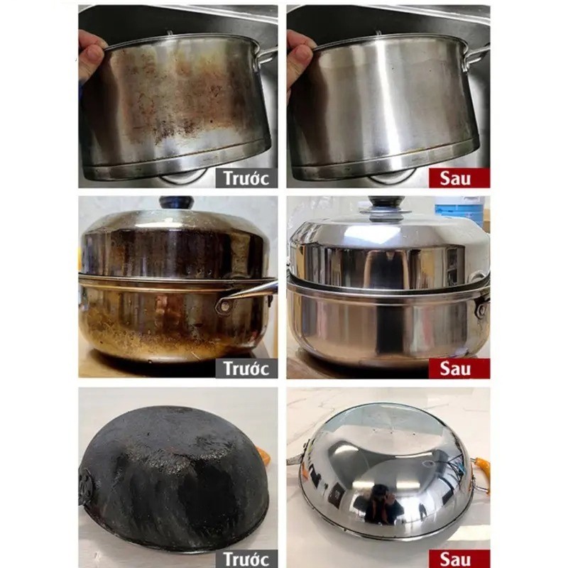 [ Loại 1] Cuộn Dài 1m Tiết Kiệm Miếng Cọ Rửa Cháy Nồi Xoong Chảo, Miếng Chà Bóng Kim Loại Đa Năng