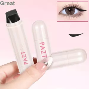 Tem lót mắt TUYỆT VỜI, Tem kẻ mắt màu đen khô nhanh, Bút kẻ mắt có thể xoay được di động lâu trôi