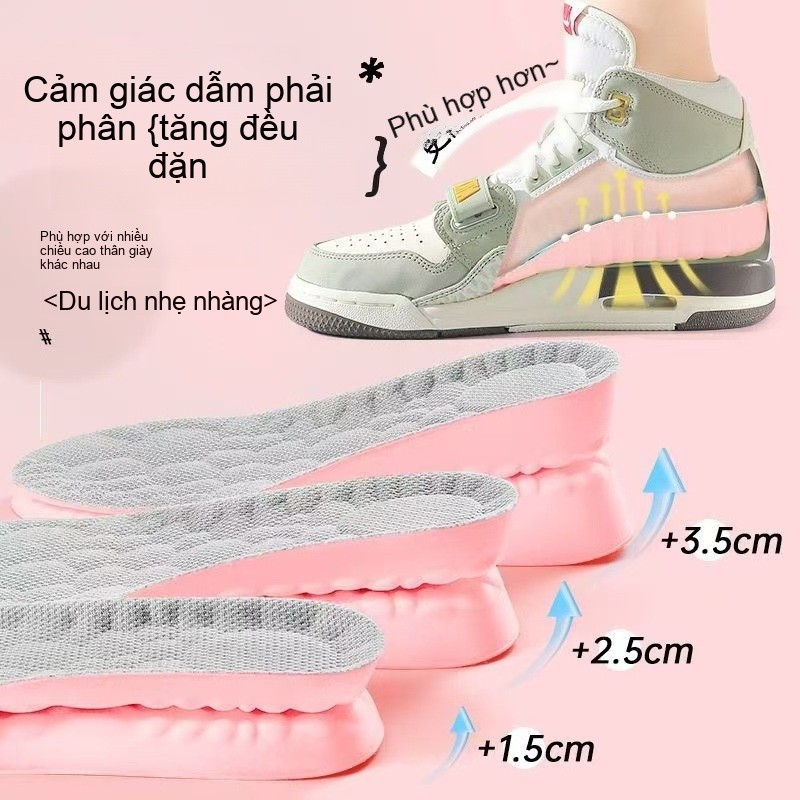 ⚡Đế giày tăng chiều cao / Đế giày thoải mái, thấm mồ hôi và khử mùi / Đế giày thể thao vô hình hấp thụ sốc/giày thể thao nữ độn đế/lót giày tăng chiều cao