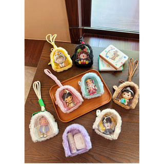 Mặt dây chuyền itabag nữ màu macaron sang trọng bằng nhựa PVC trong suốt