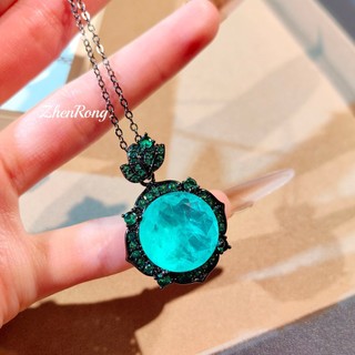 Phong Cách châu Âu Hoa Hồng Xanh Kim Cương Camellia Phù Hợp Với Nữ