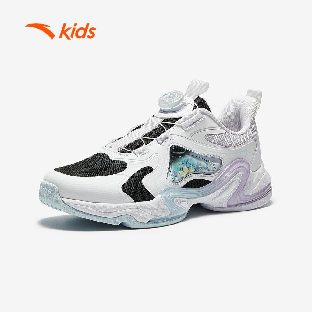 ANTA Kids ELF Lightweight Giày Chạy Thể Thao Bé Gái 3225D5521 Size 33-39 Siêu Nhẹ Thoáng Khí, Đàn Hồi