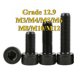 (Vít lục giác cường độ cao cấp 12.9 Mở rộng Bu lông răng đầy đủ Đầu xi lanh Đầu cốc Vít M3 / M4 / M5 / M6 / M8 / M10 / M12