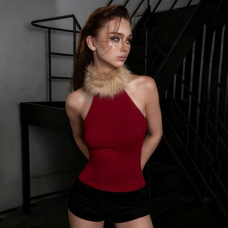 Vest Villus casual nữ mỏng thoáng khí, phong cách vintage, phù hợp mùa hè