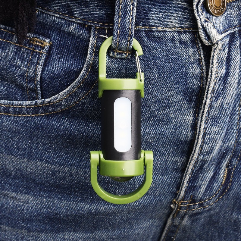 [GiuDiu] Đèn Móc Khóa Mini COB - Pin Di Động 350mAh, Chống Nước, 4 Chế Độ Làm Việc - Phù Hợp Đi Bộ Đường Dài và Cắm Trại