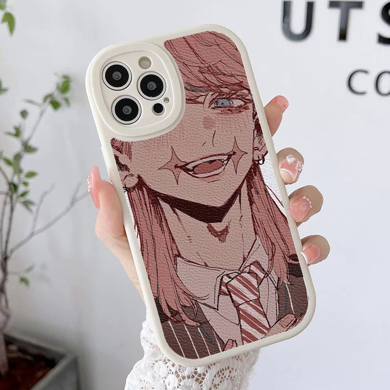 Ốp lưng da cừu TP-1 Sanzu Haruchiyo Tokyo Revengers cho iPhone 12 13 Mini Pro XS XR X 8 7 Plus SE 2020 Back Cov